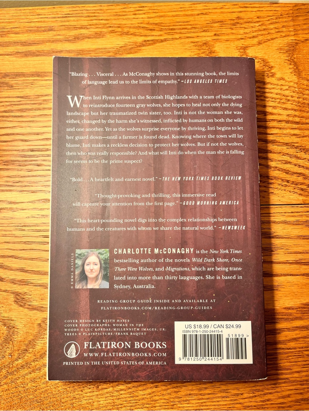 “Once There Were Wolves” Paperback Book - Picture 3 of 4